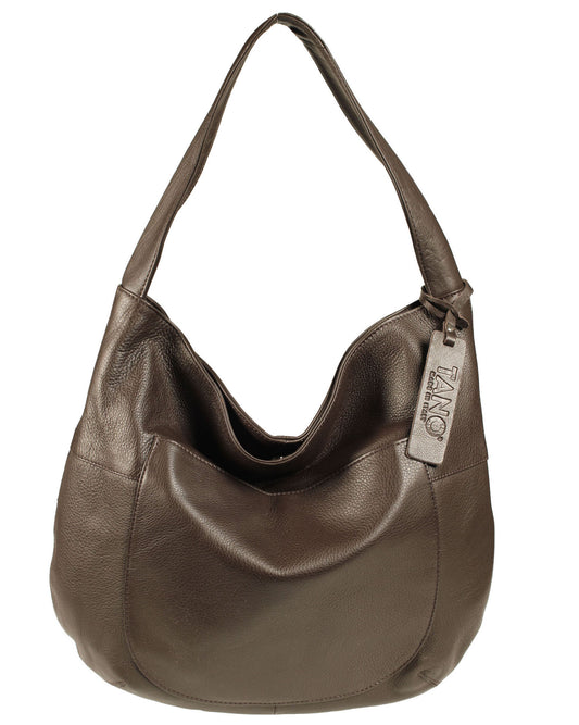 Soft Italian Minimalist Rounded Hobo