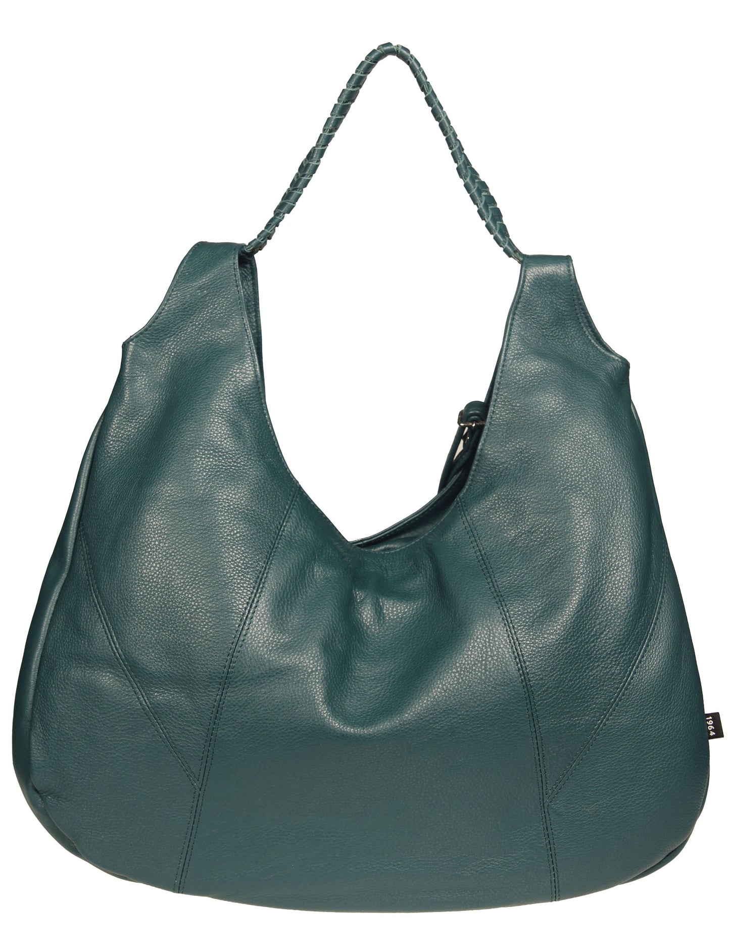 Soft Italian Vintage Convertible Hobo with Whipstitch Handle
