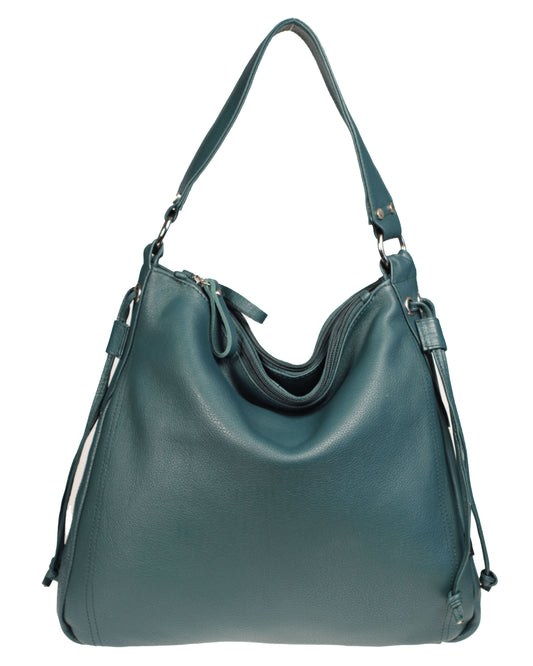 Soft Italian Drawstring Hobo