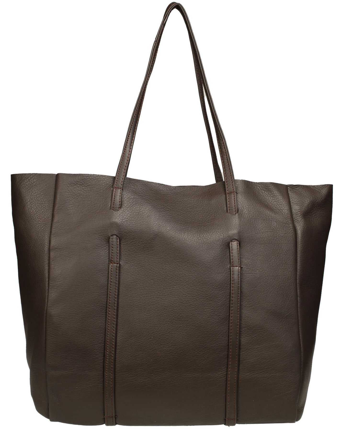 Soft Italian Reversible Metallic Lined Tote