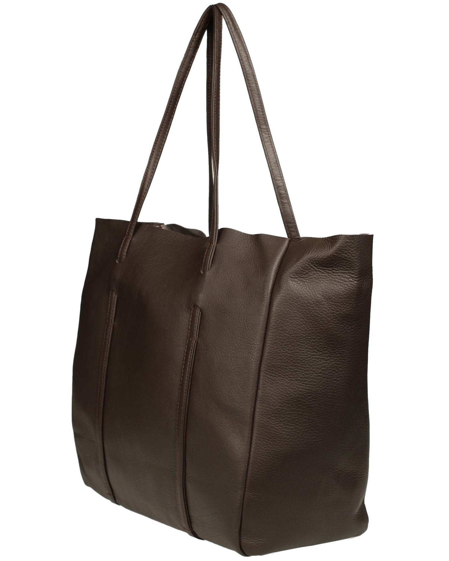 Soft Italian Reversible Metallic Lined Tote
