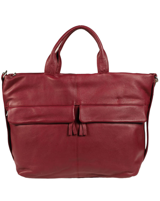 Soft Italian Convertible Work Satchel