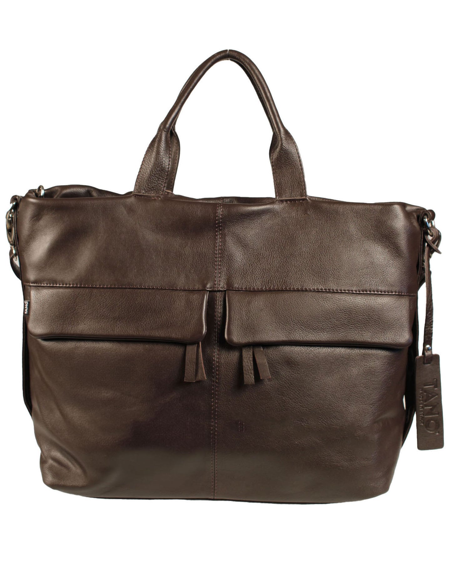 Soft Italian Convertible Work Satchel