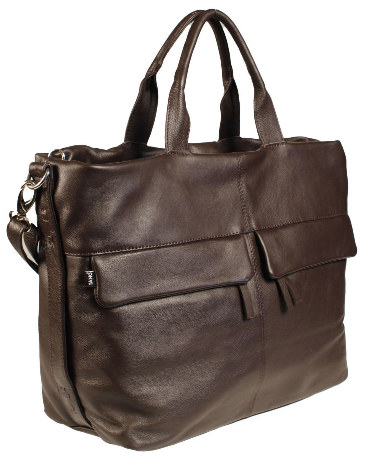 Soft Italian Convertible Work Satchel