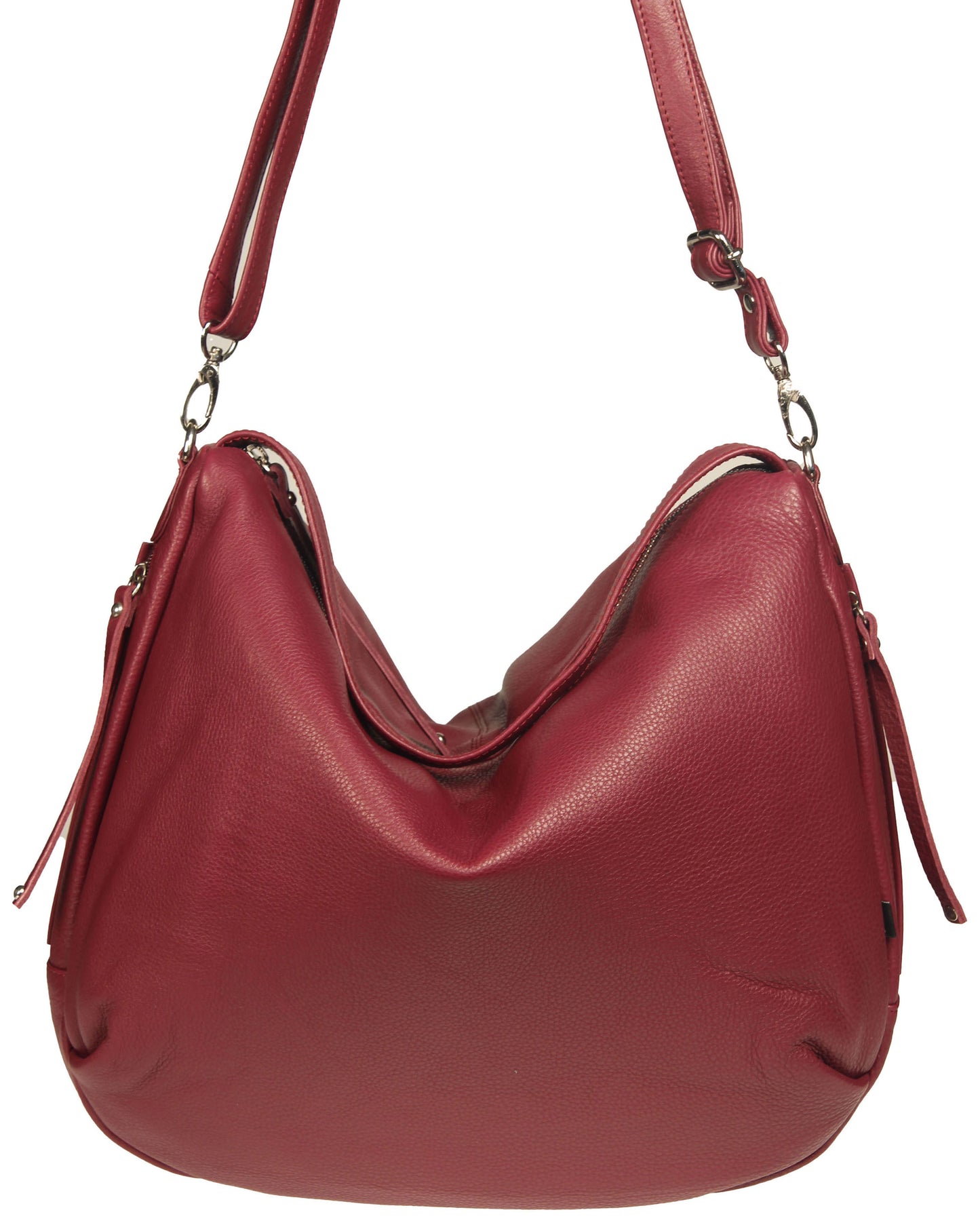 Soft Italian Minimalist X-Body Hobo