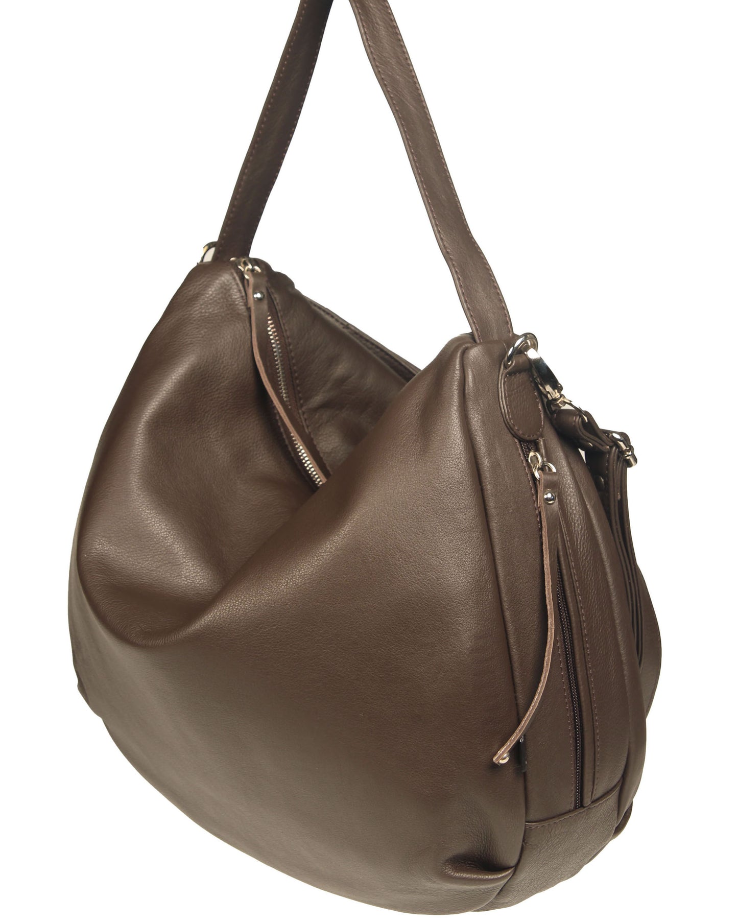 Soft Italian Minimalist X-Body Hobo