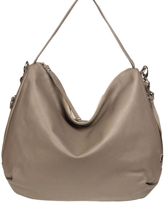 Soft Italian Minimalist X-Body Hobo