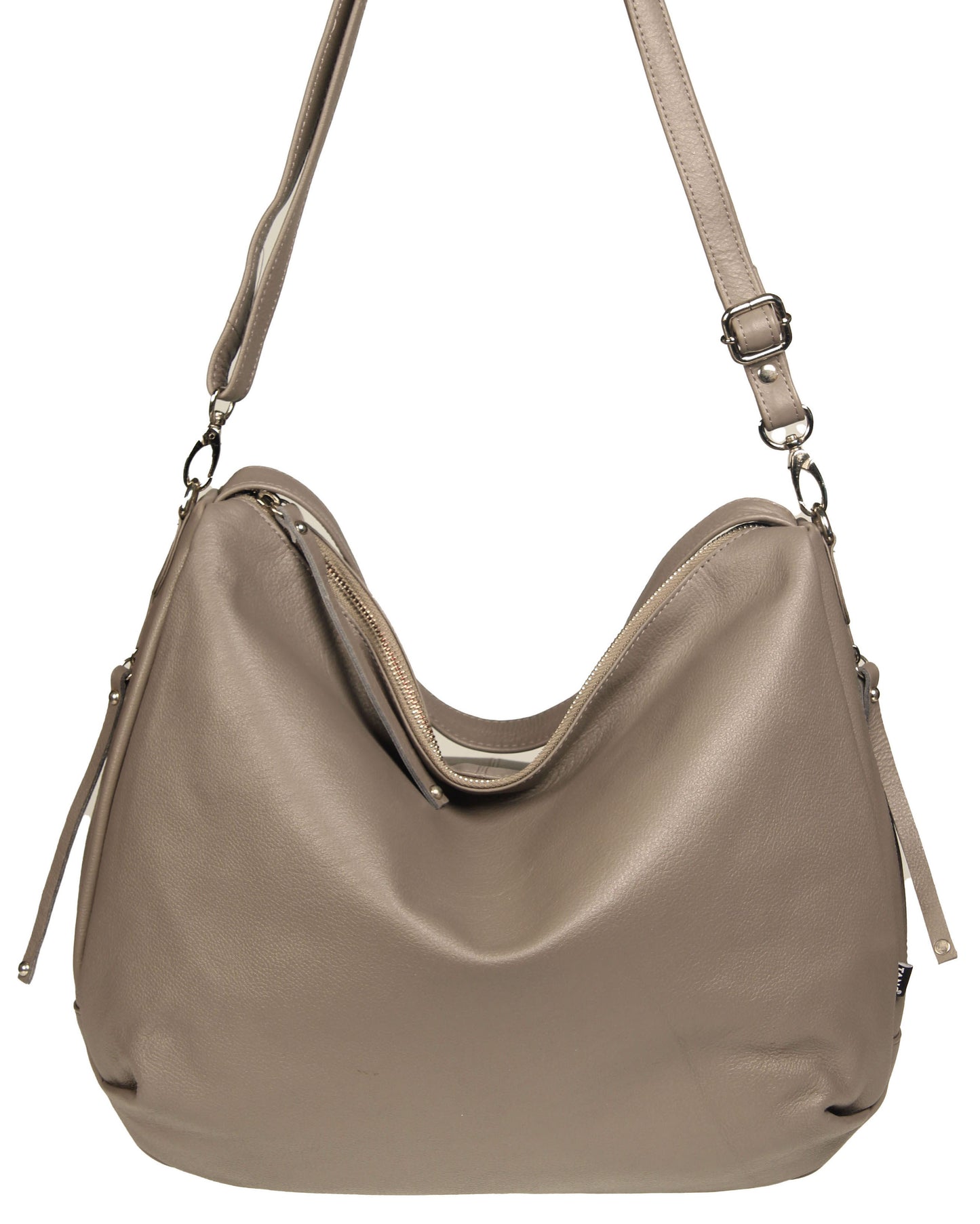Soft Italian Minimalist X-Body Hobo