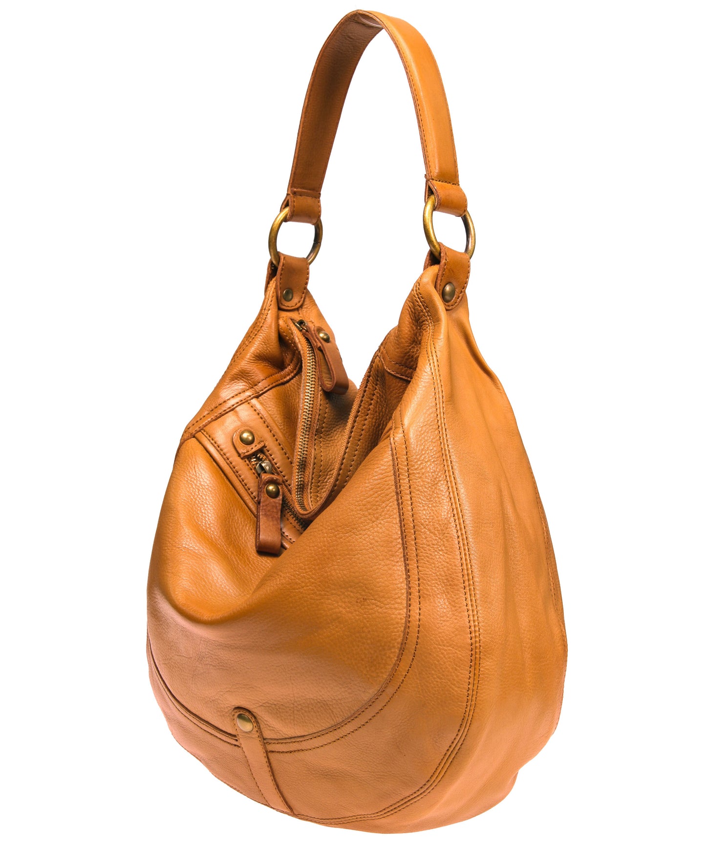 Rounded Hobo with EZ Front Zip