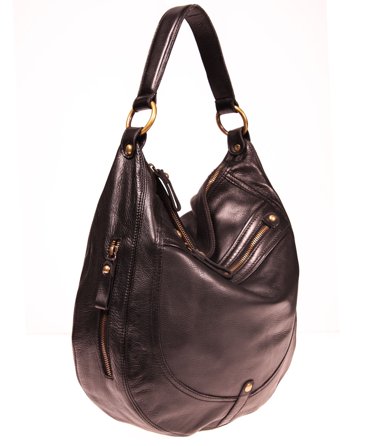 Rounded Hobo with EZ Front Zip