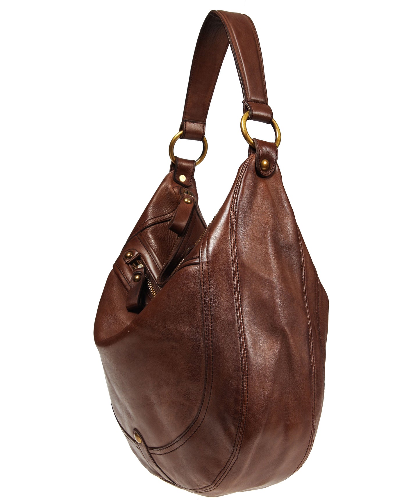 Rounded Hobo with EZ Front Zip