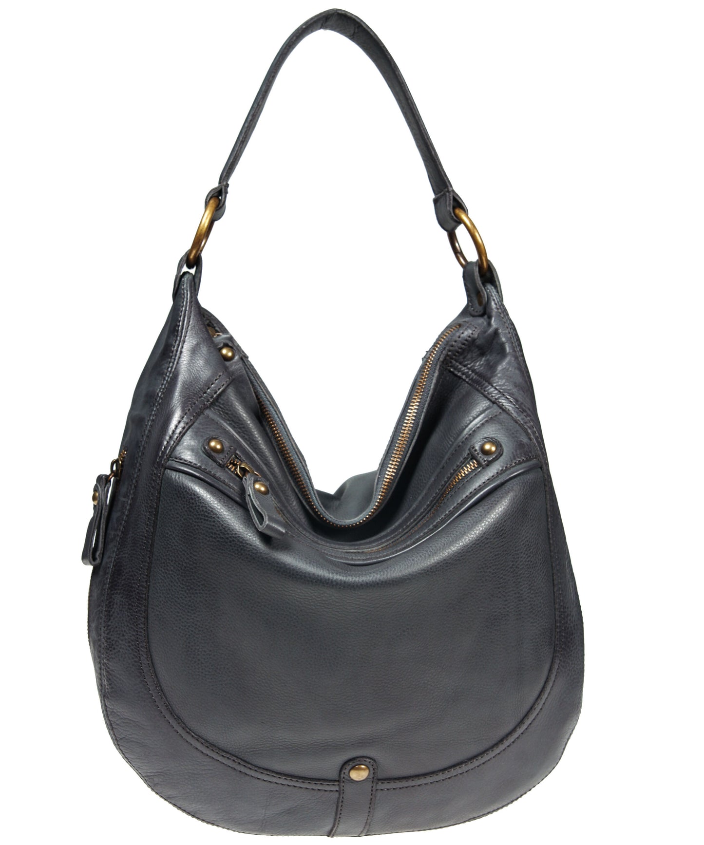 Rounded Hobo with EZ Front Zip