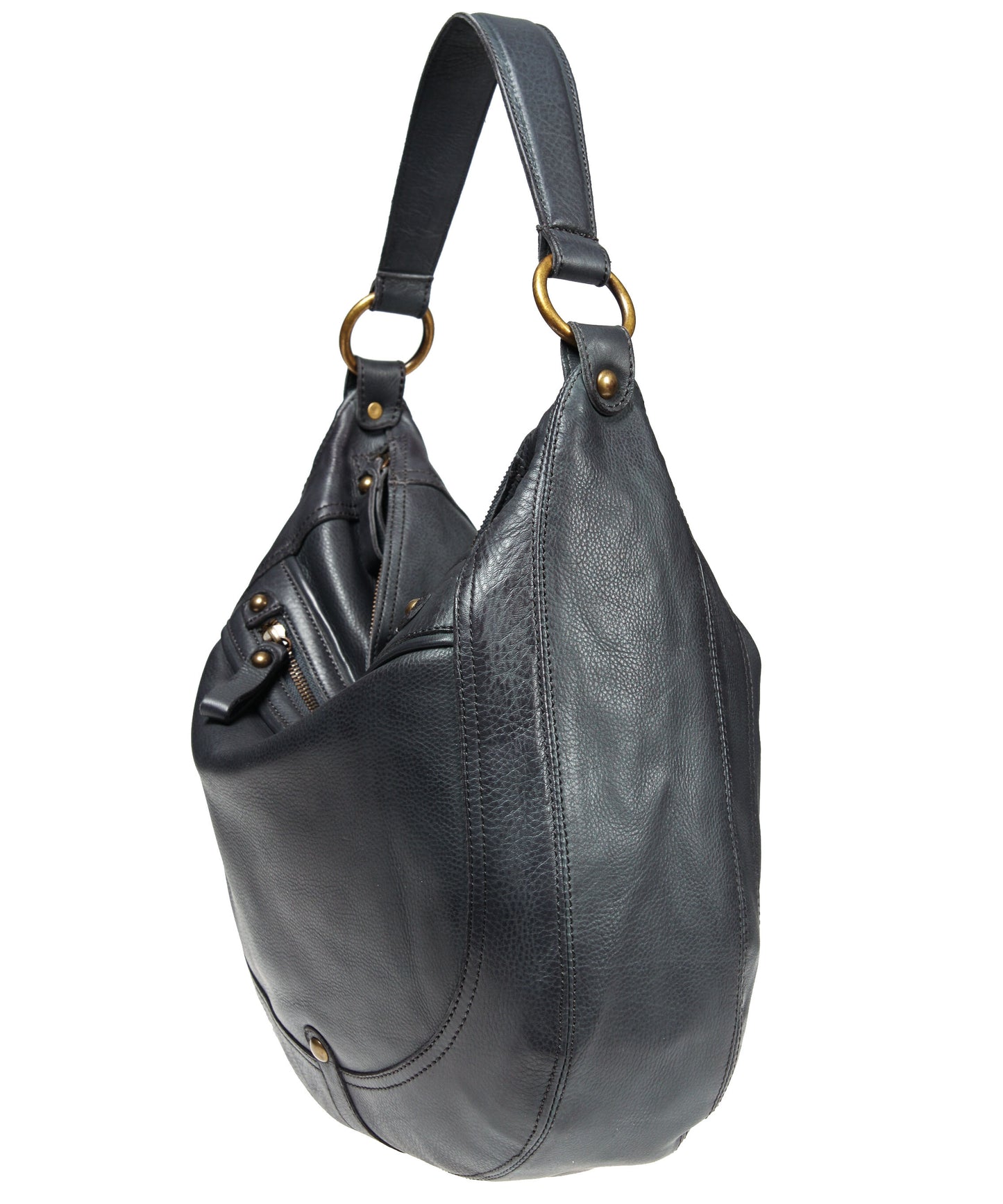 Rounded Hobo with EZ Front Zip