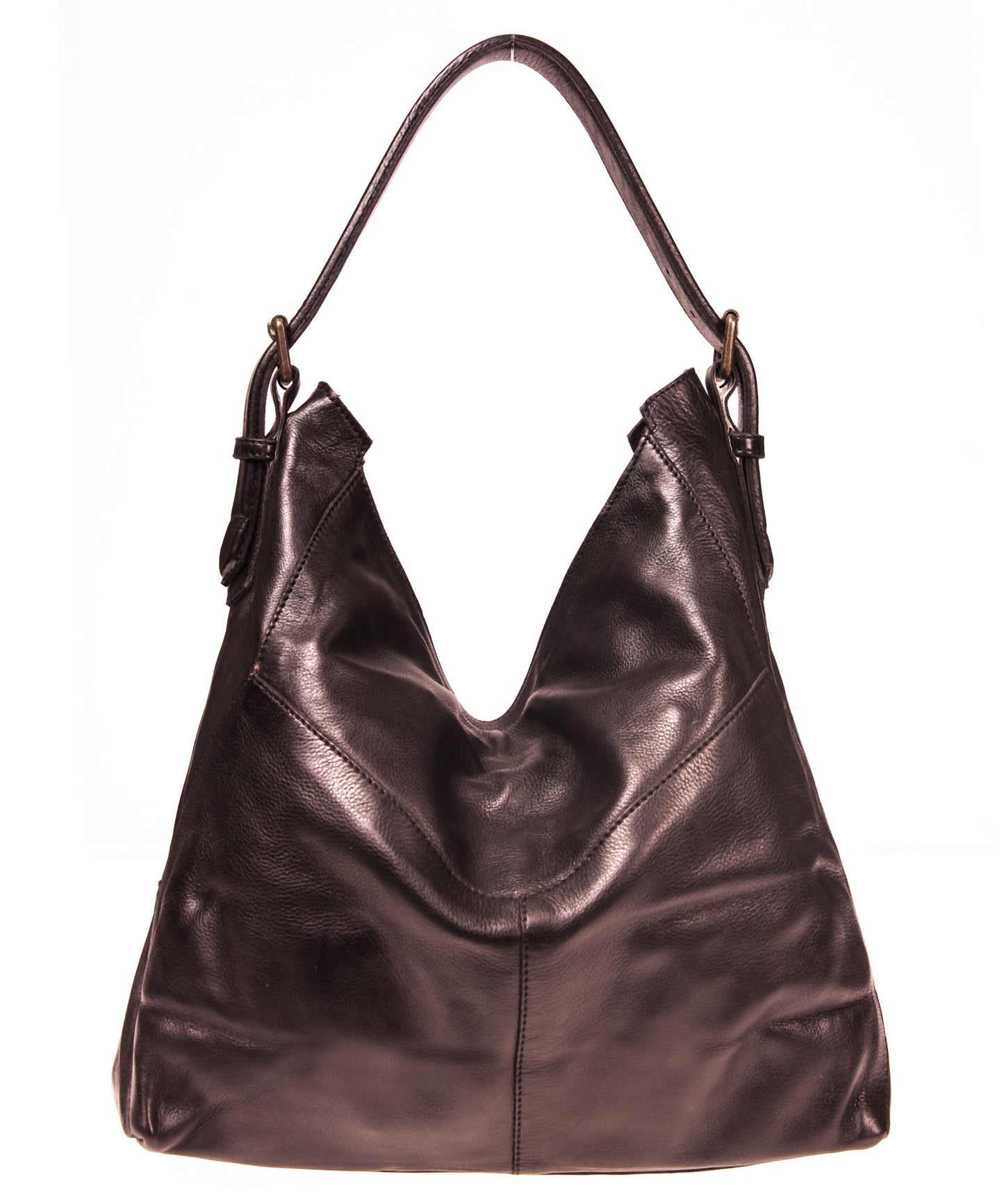 Tano Angular Bucket with Diagonal Zip Pockets