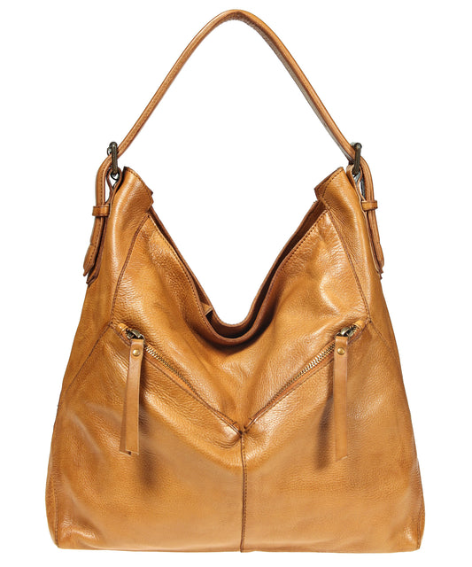 Tano Angular Bucket with Diagonal Zip Pockets