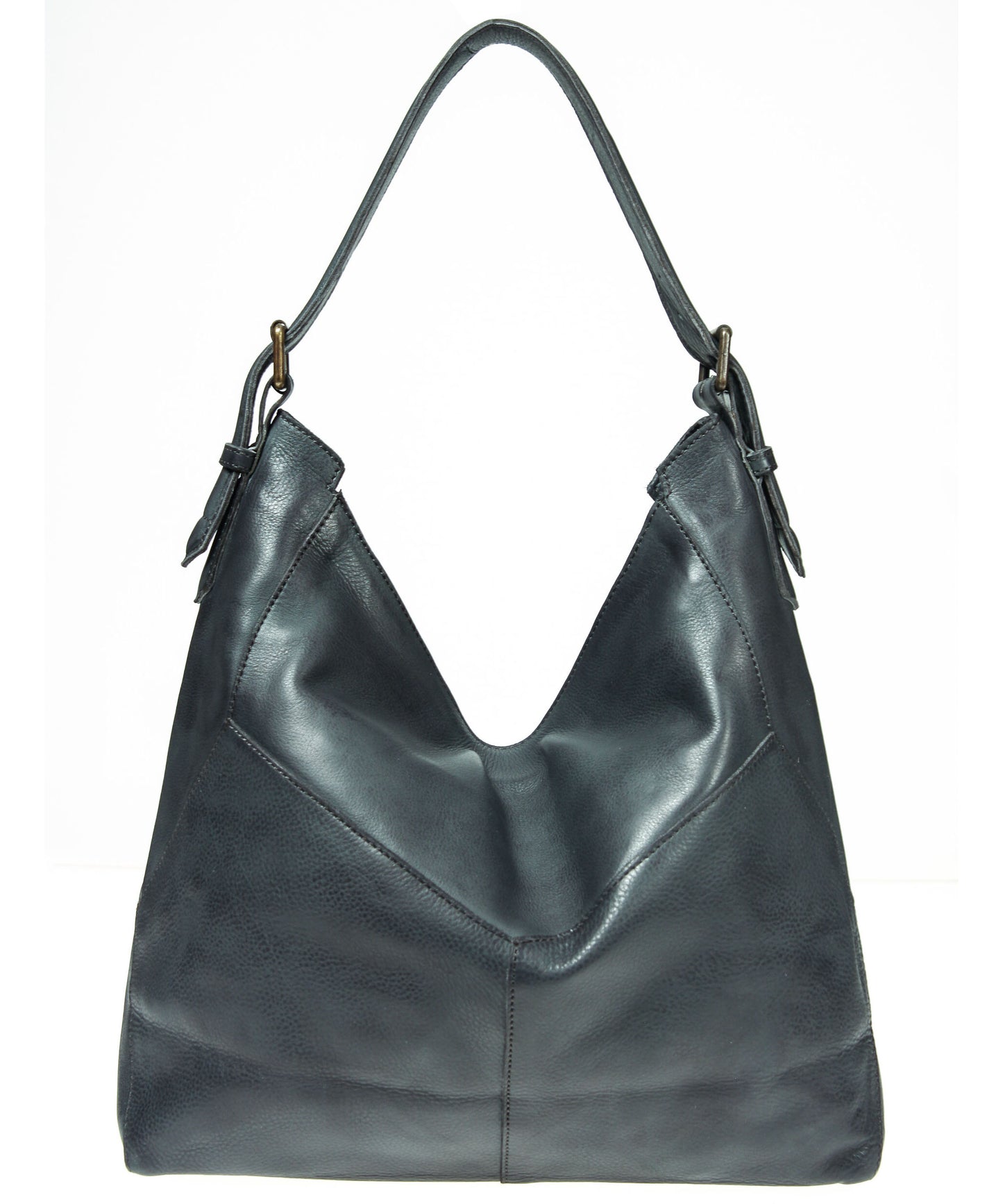 Tano Angular Bucket with Diagonal Zip Pockets