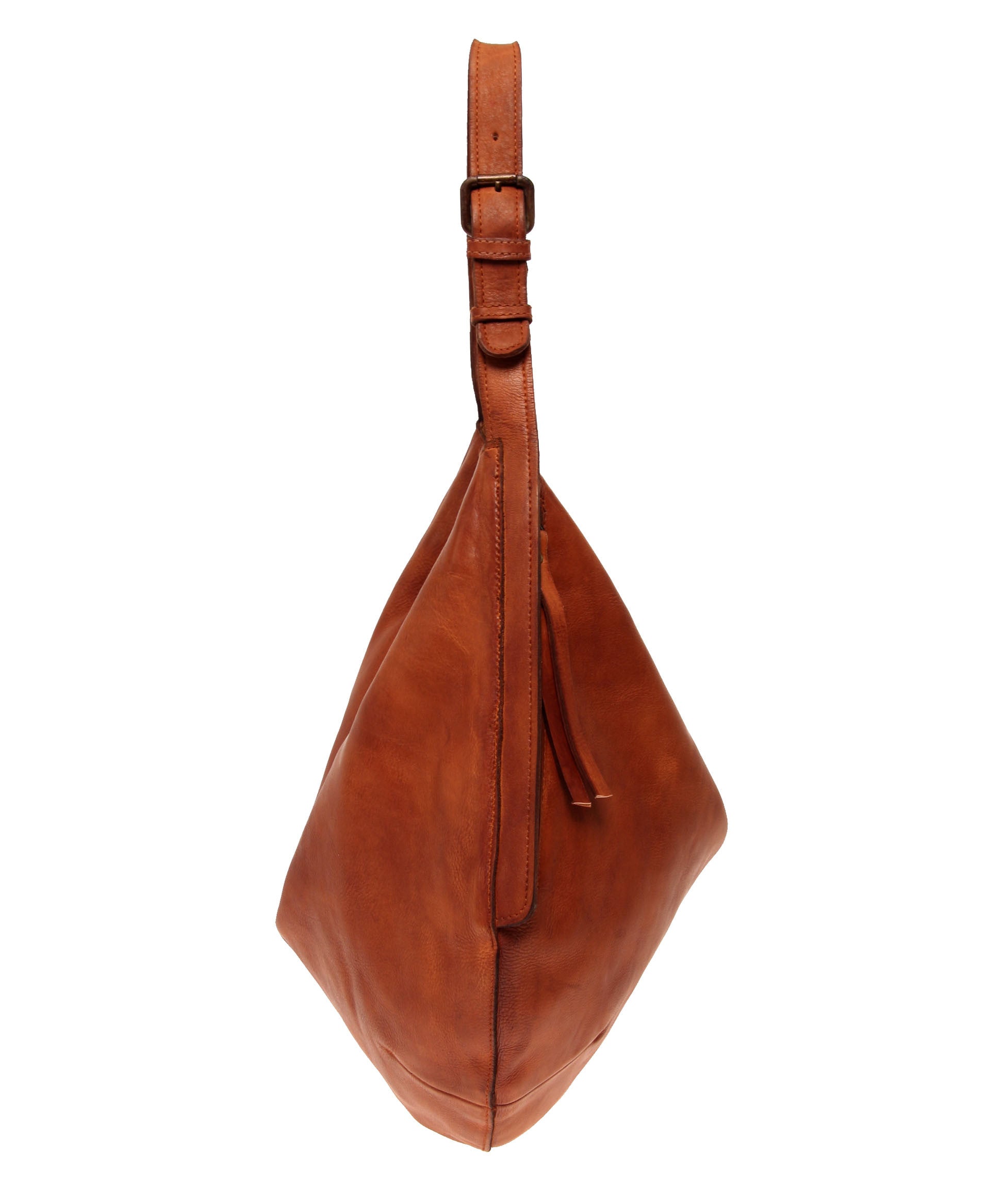 Tano Rounded Hobo with Two Side Zip Pockets (9274118283)