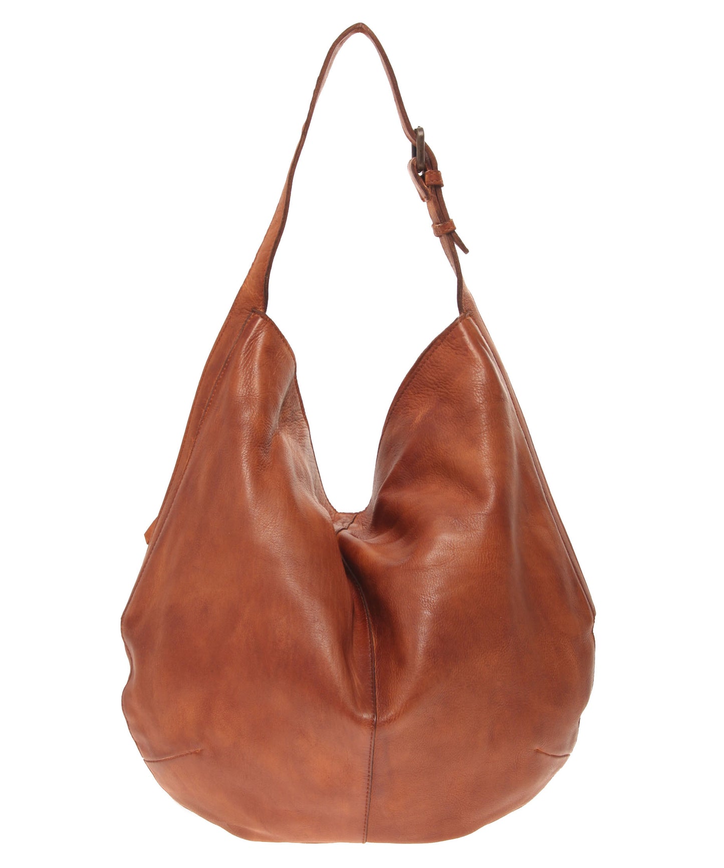 Tano Rounded Hobo with Two Side Zip Pockets (9274118283)