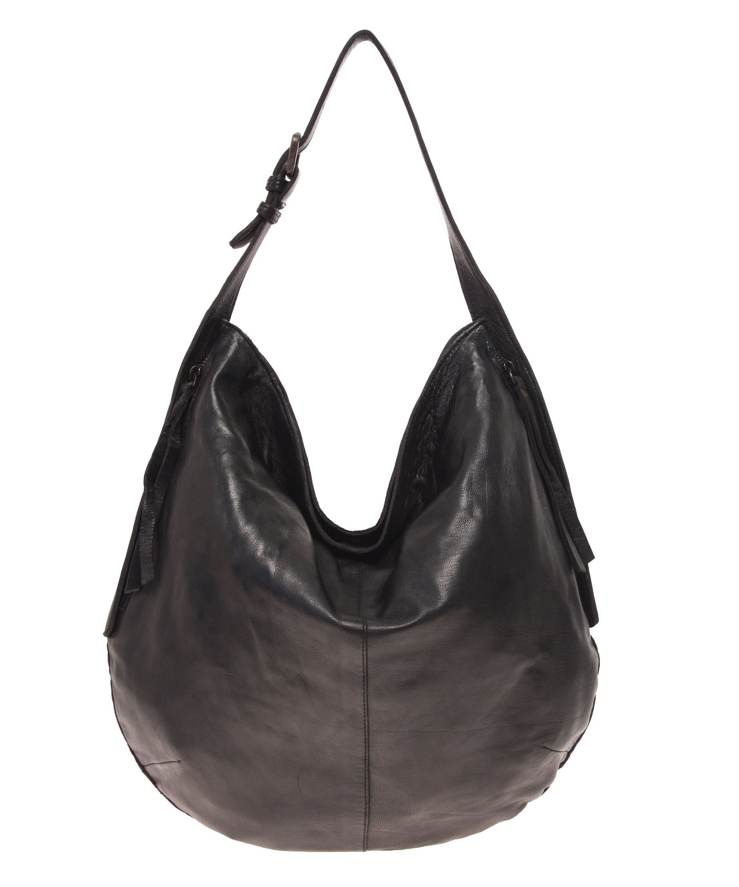 Tano Rounded Hobo with Two Side Zip Pockets (2531220947028)