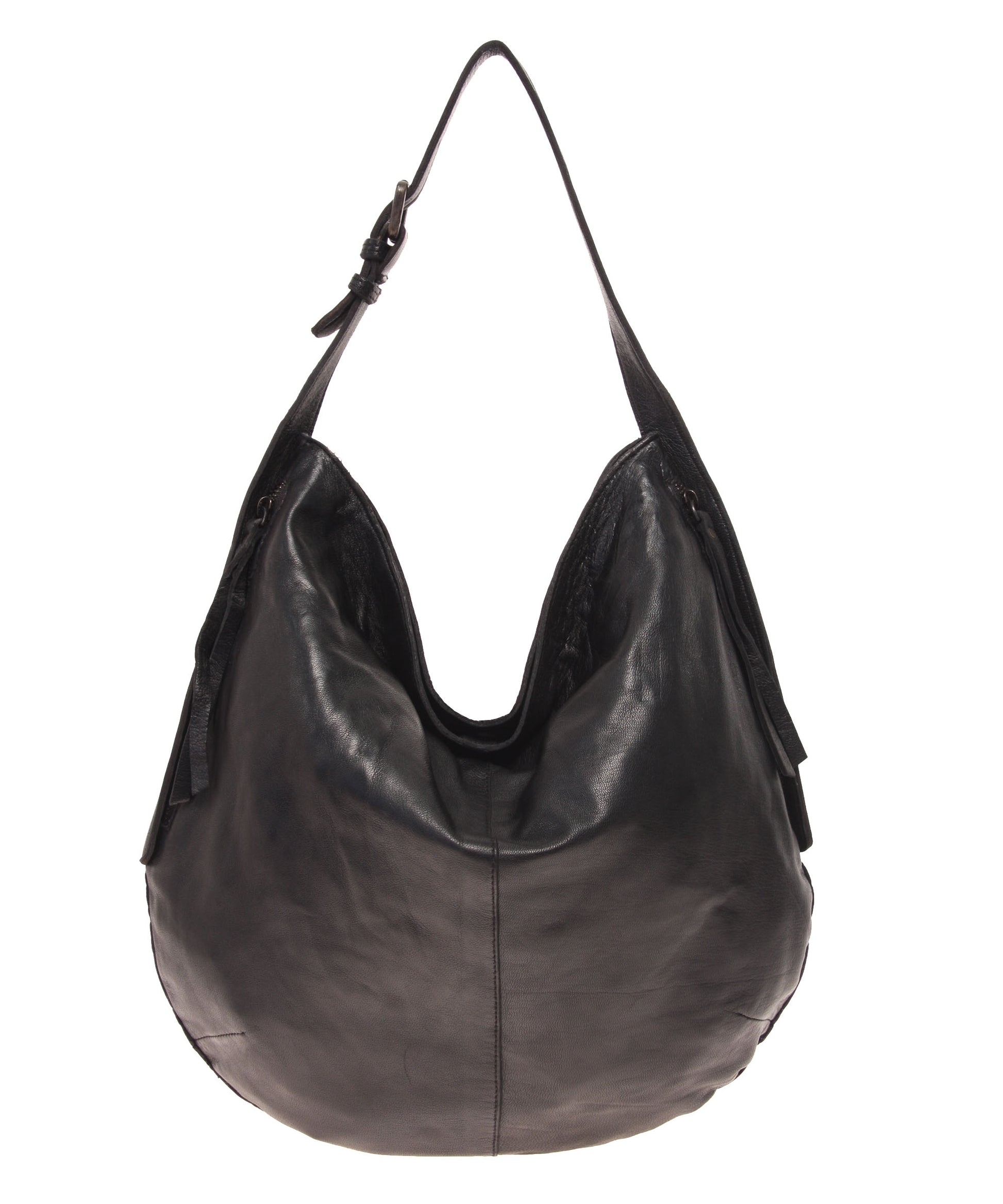 Tano Rounded Hobo with Two Side Zip Pockets (2531220947028)