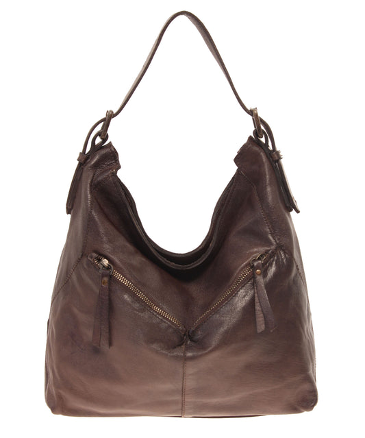 Tano Angular Bucket with Diagonal Zip Pockets