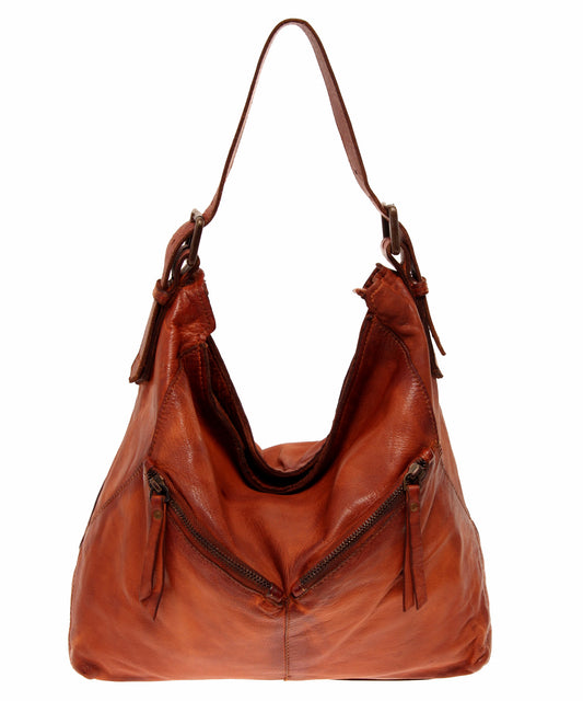 Tano Angular Bucket with Diagonal Zip Pockets