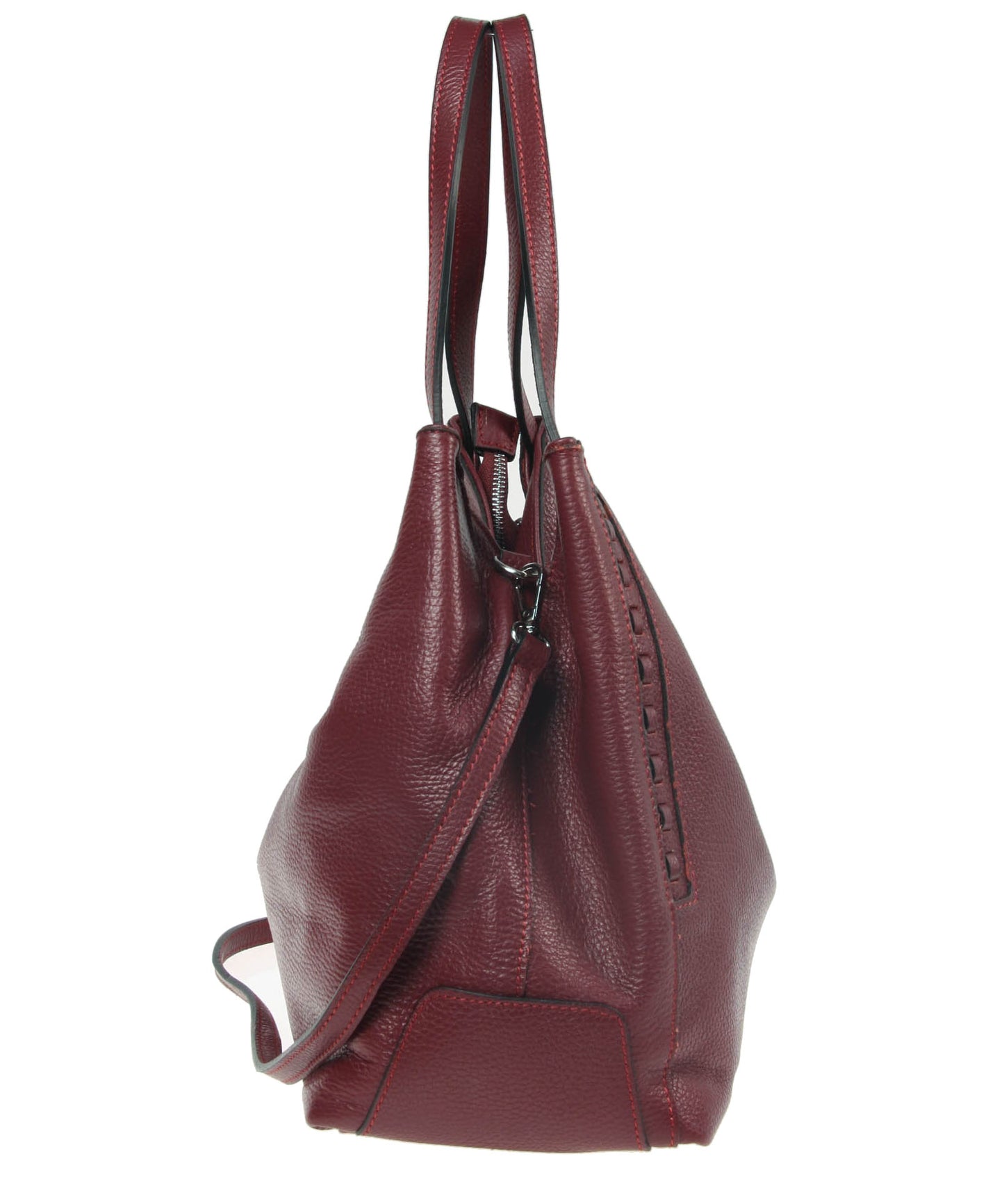 Italian Whipstitch Double Handle Hobo
