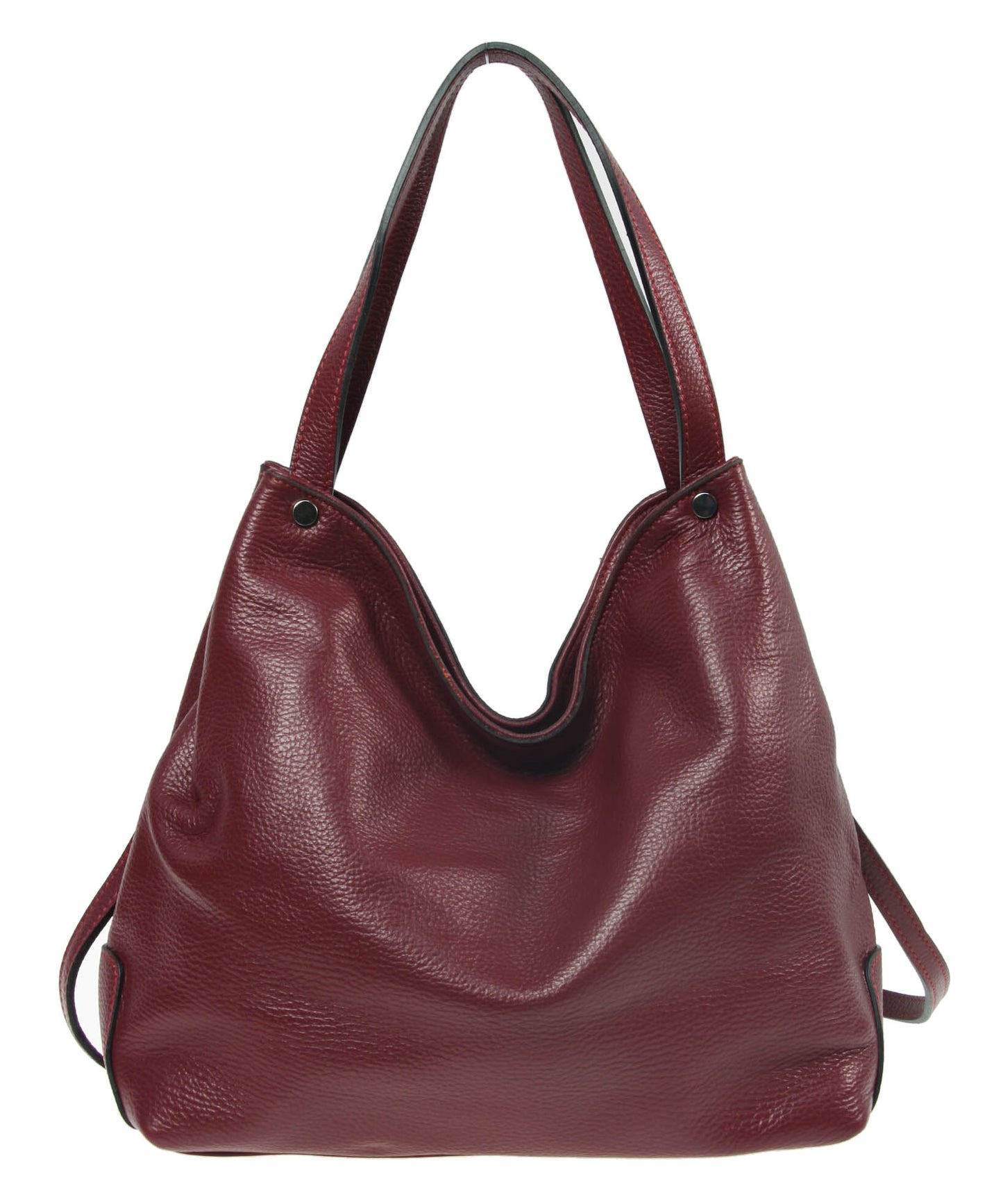 Italian Whipstitch Double Handle Hobo