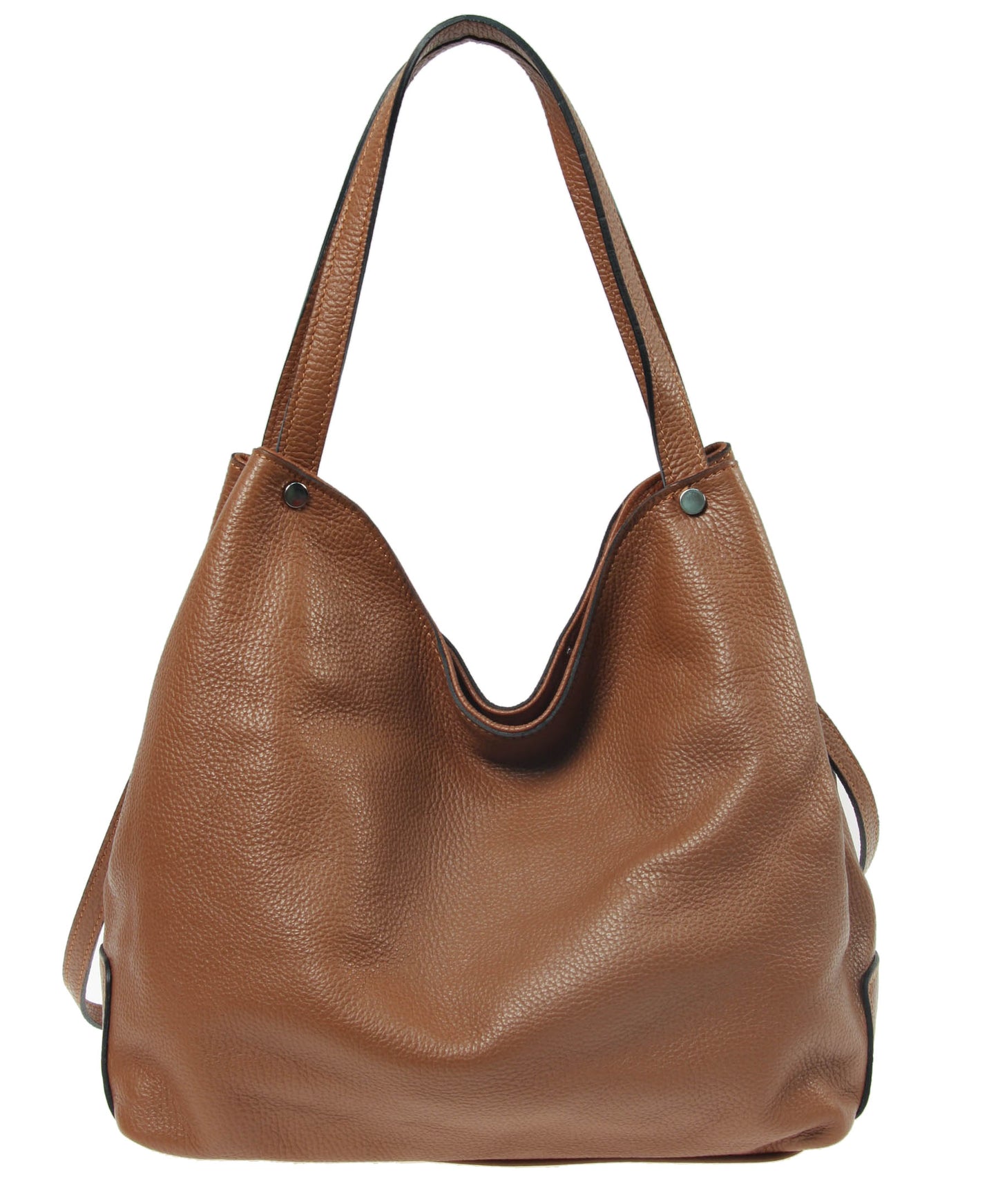 Italian Whipstitch Double Handle Hobo