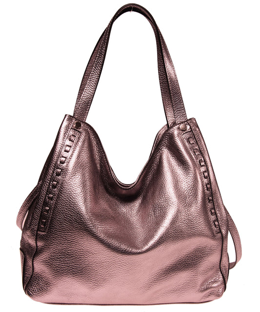 Italian Whipstitch Double Handle Hobo (4408282841172)