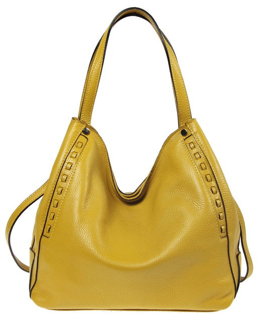Italian Whipstitch Double Handle Hobo