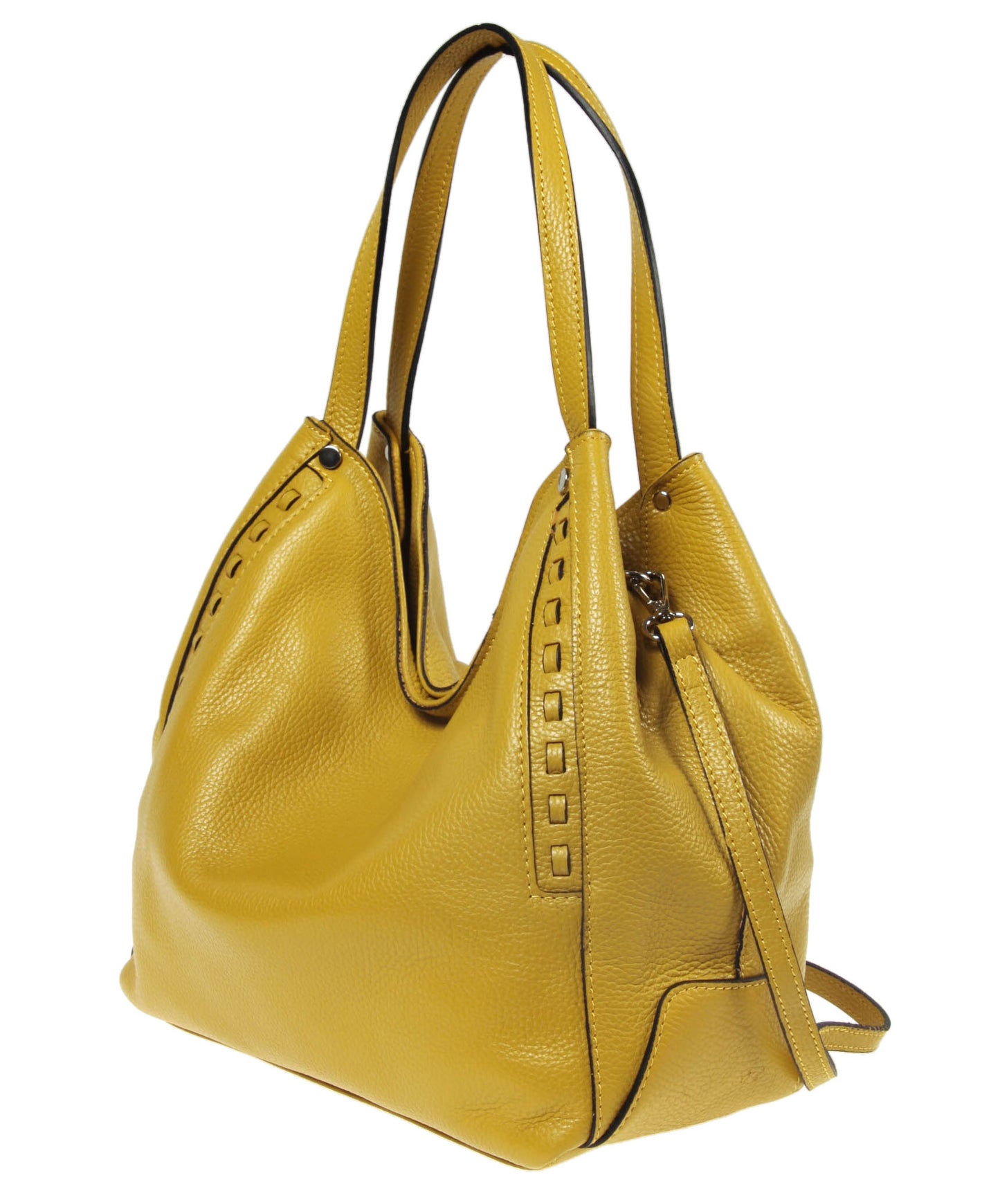 Italian Whipstitch Double Handle Hobo