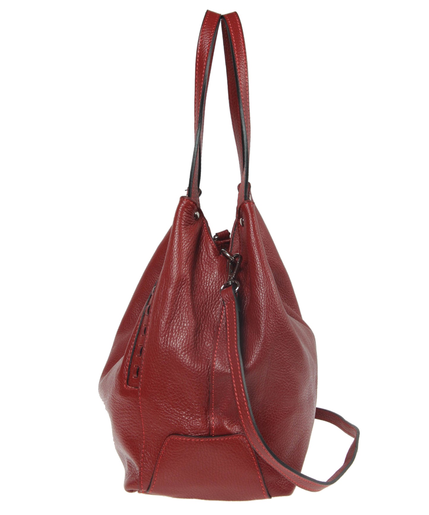Italian Whipstitch Double Handle Hobo