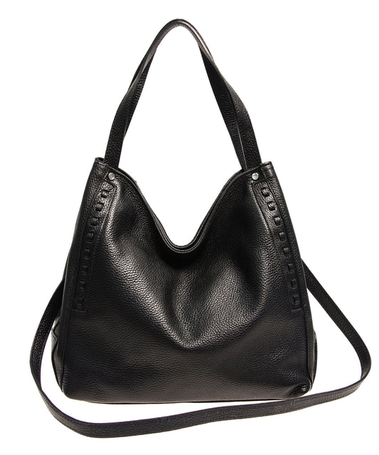 Italian Whipstitch Double Handle Hobo (4287508185172)