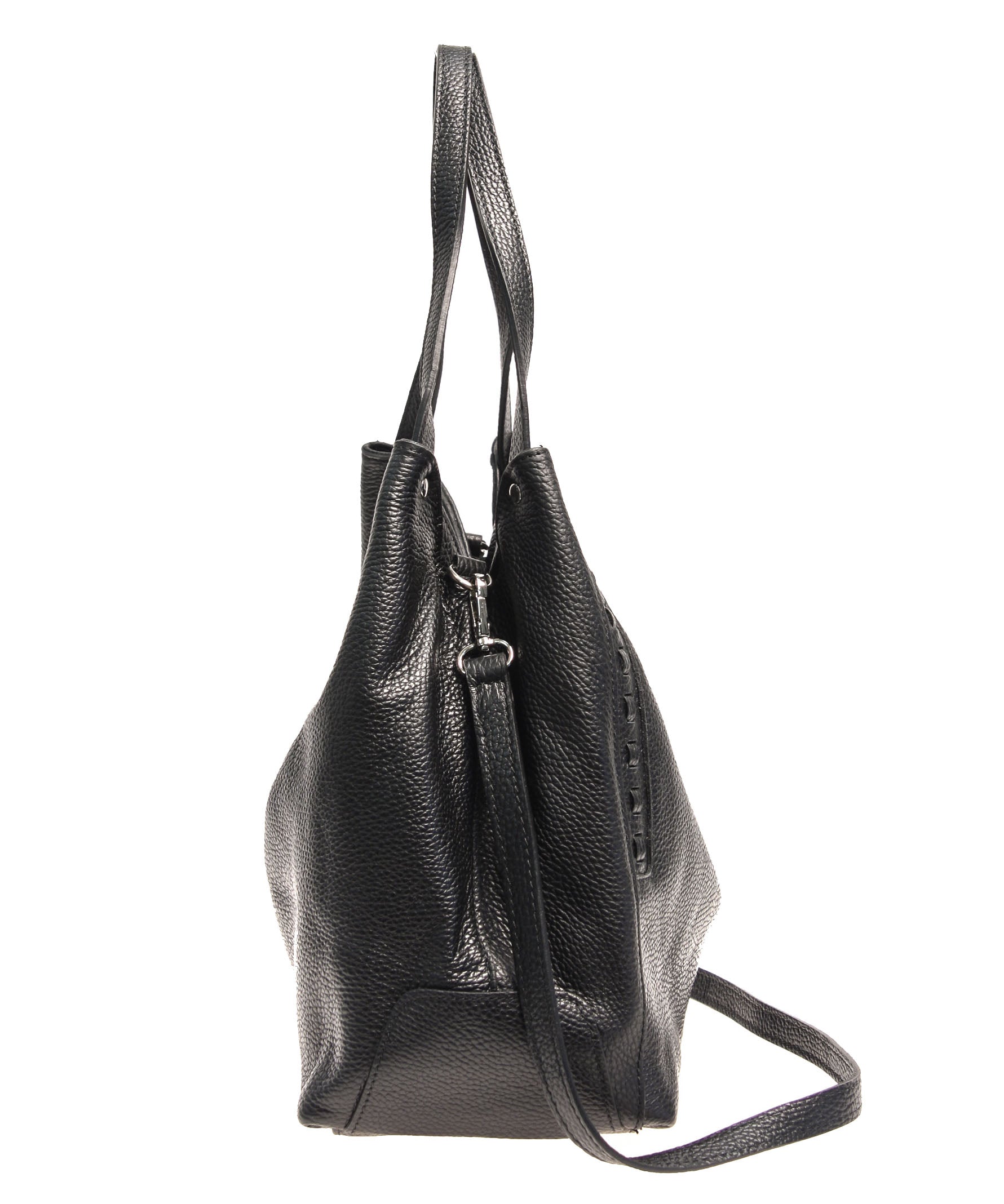 Italian Whipstitch Double Handle Hobo (4287508185172)