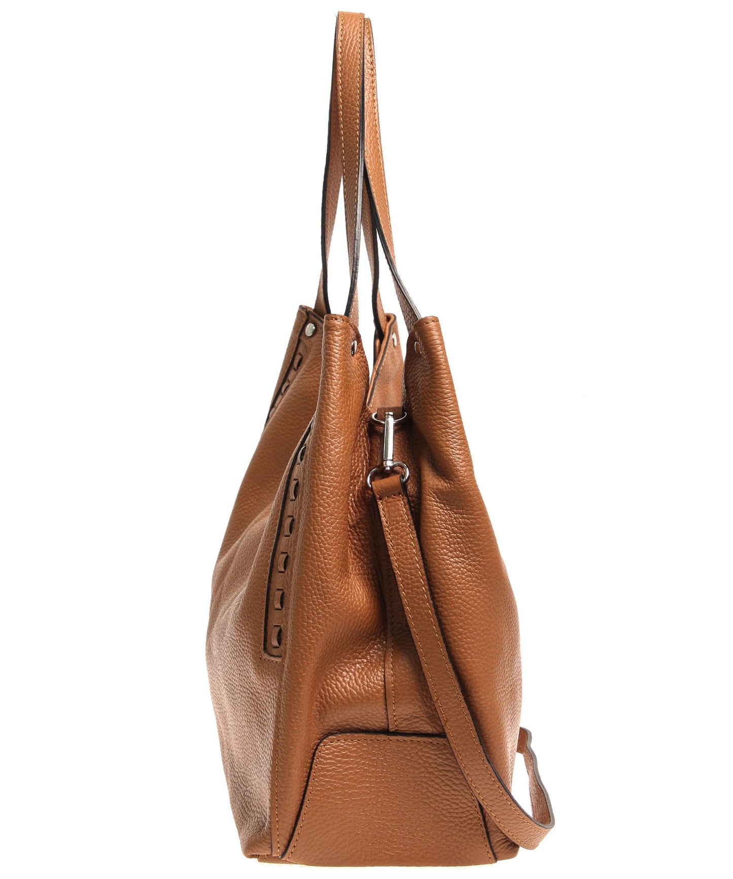 Italian Whipstitch Double Handle Hobo (4287508283476)