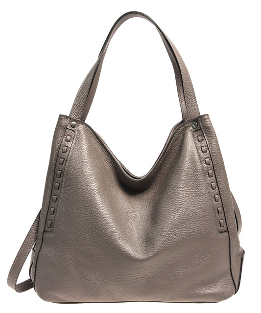 Italian Whipstitch Double Handle Hobo (4287508349012)