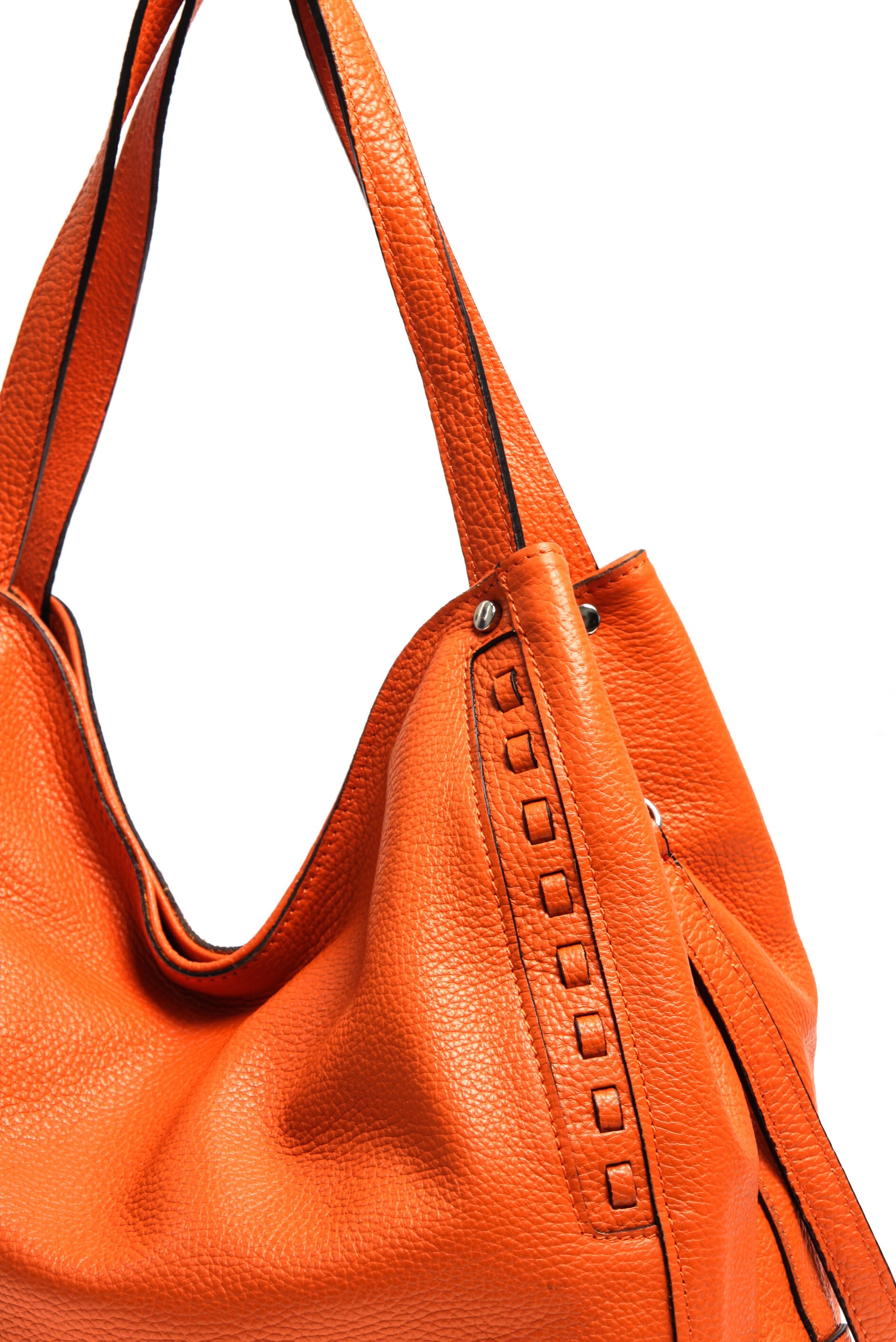 Italian Whipstitch Double Handle Hobo (4287508447316)