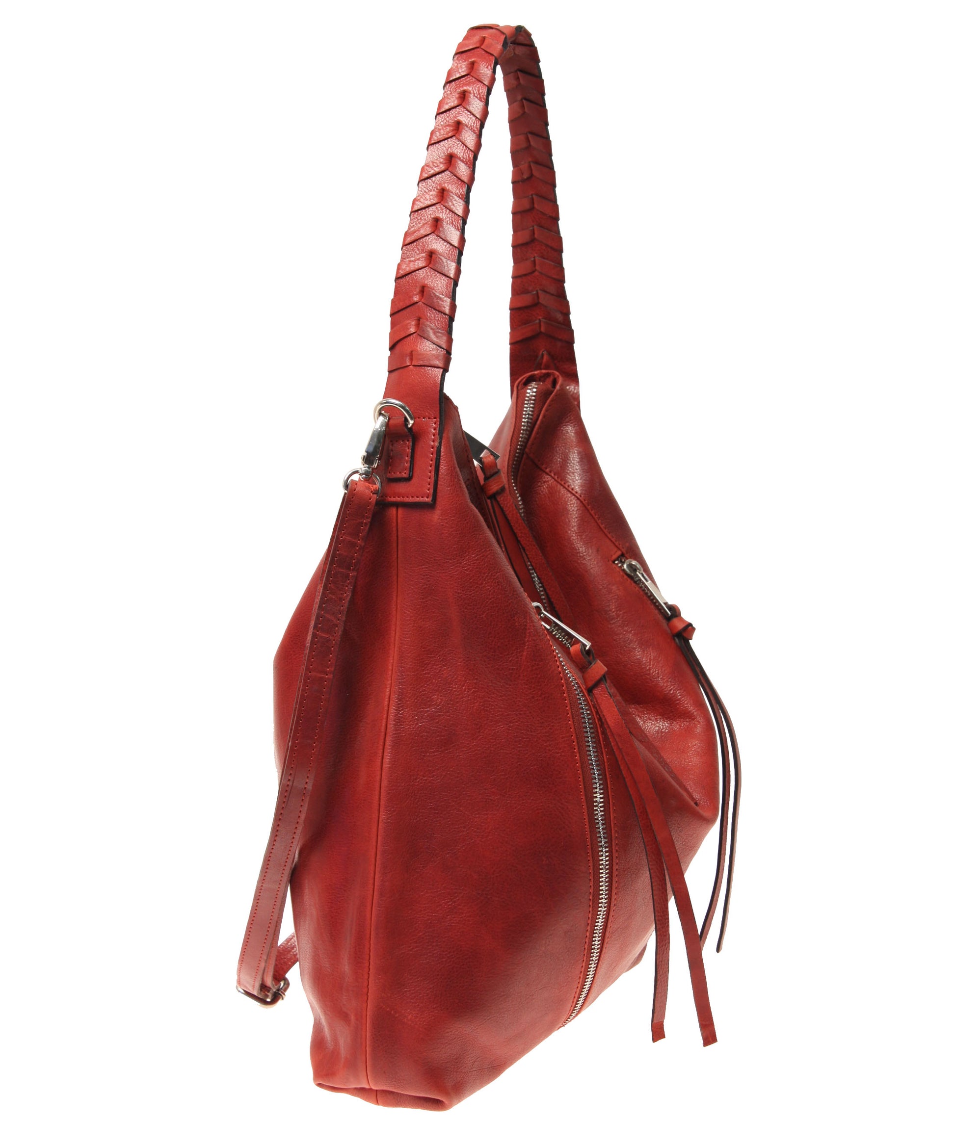 Tano Moto Zip Hobo w/ Whipstitch Handle (12929010251)