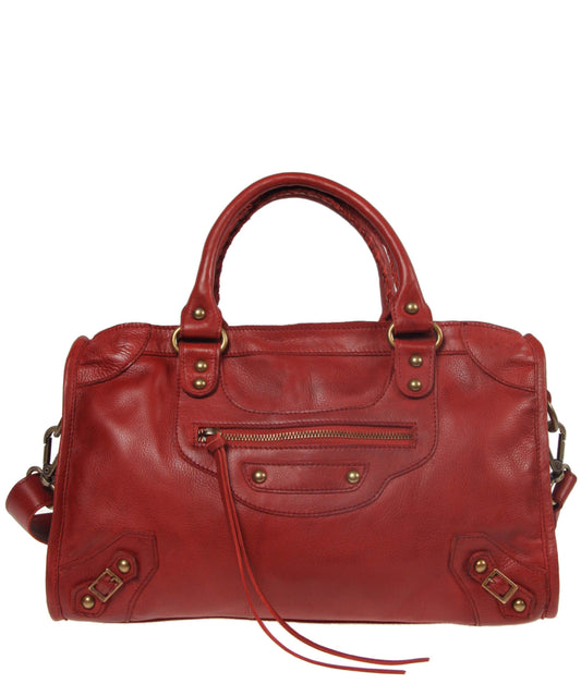 Tano Equestrian Satchel w Whipstitch Handle