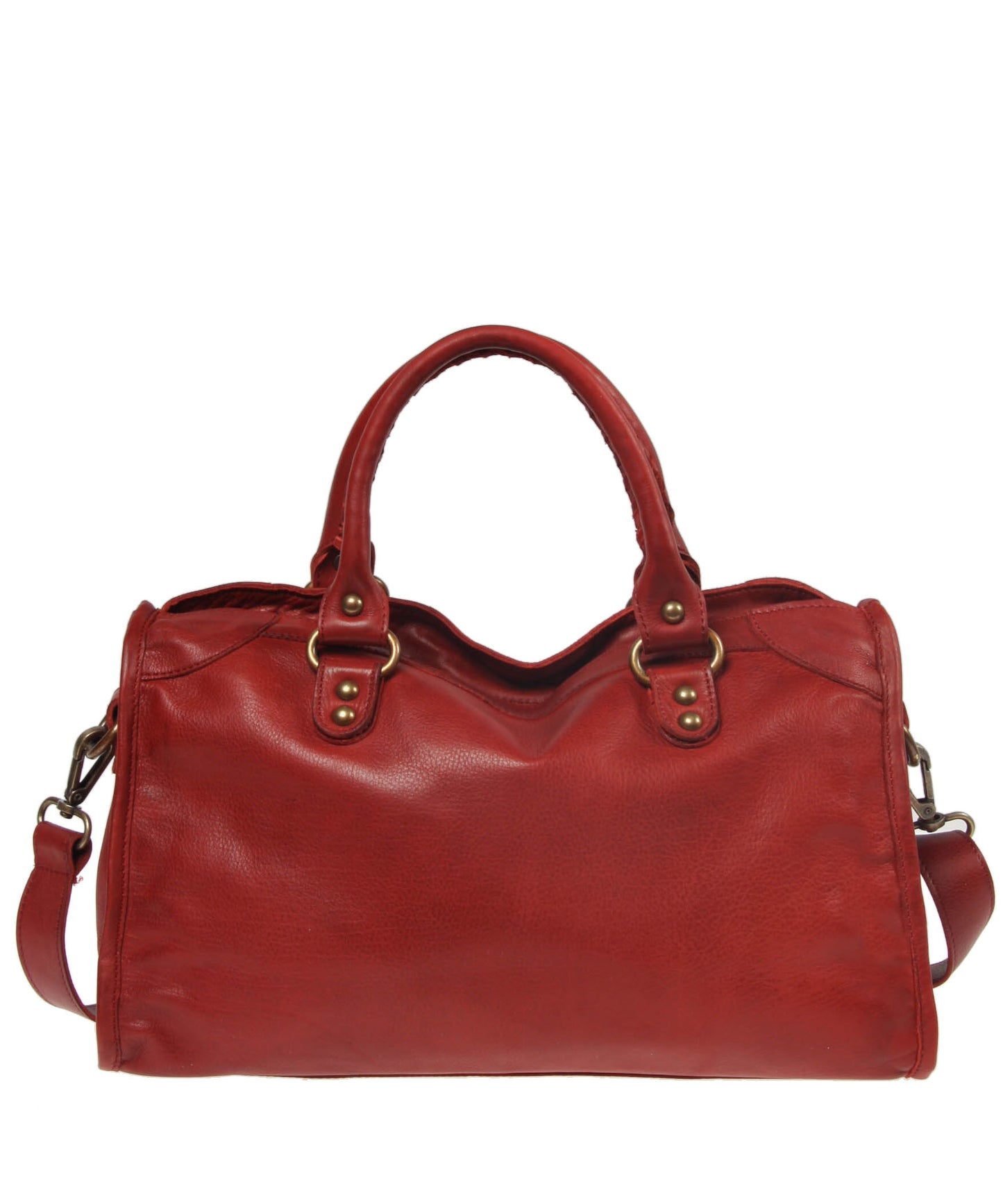 Tano Equestrian Satchel w Whipstitch Handle