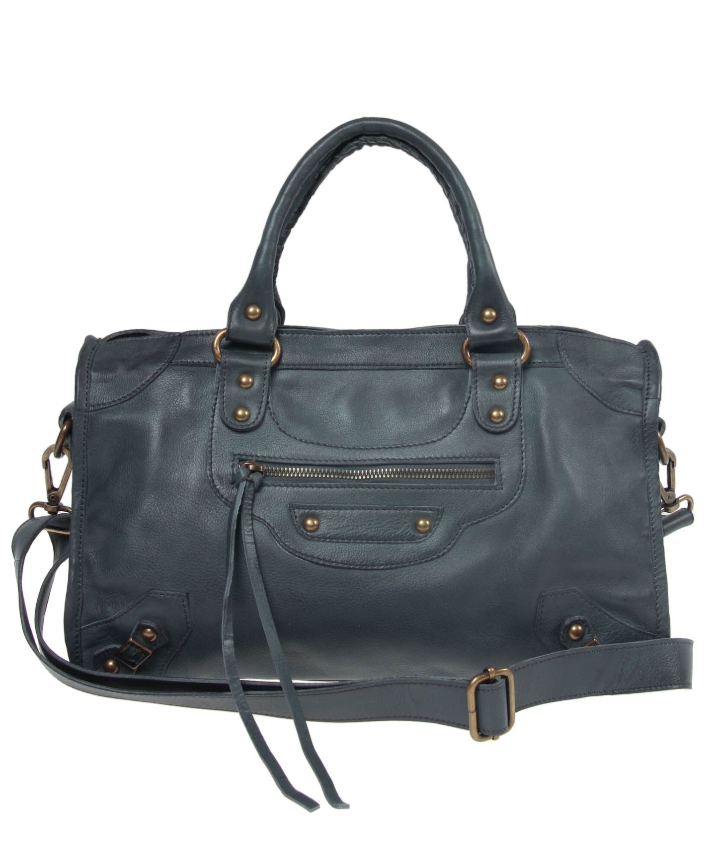 Tano Equestrian Satchel w Whipstitch Handle