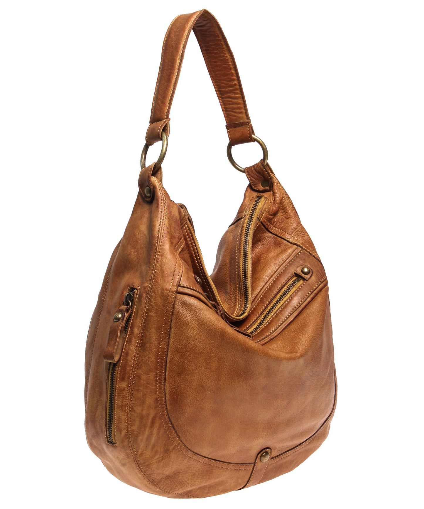 Rounded Hobo with EZ Front Zip (2529236746324)