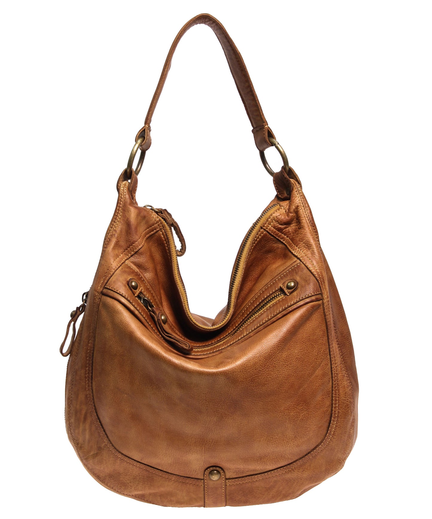 Rounded Hobo with EZ Front Zip (2529236746324)