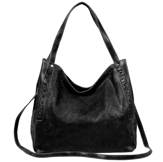 Italian Whipstitch Double Handle Hobo