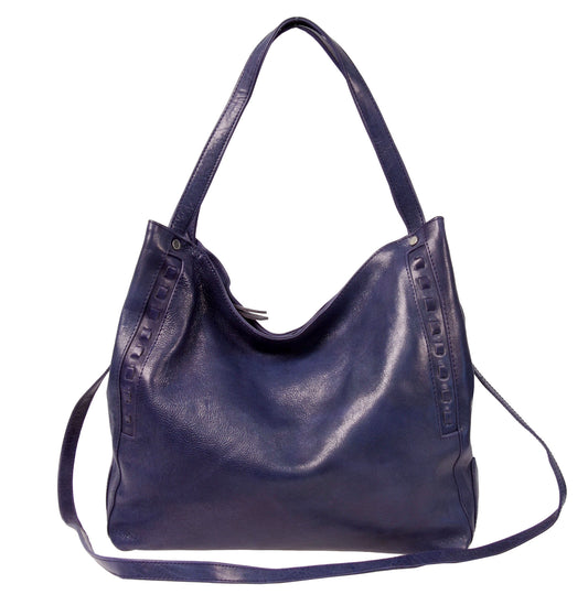 Italian Whipstitch Double Handle Hobo