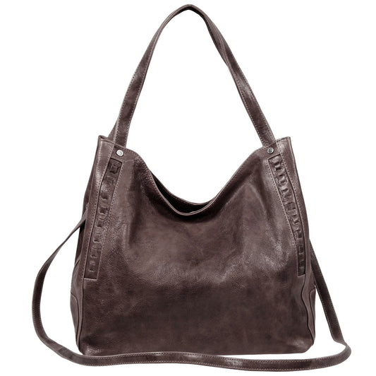 Italian Whipstitch Double Handle Hobo
