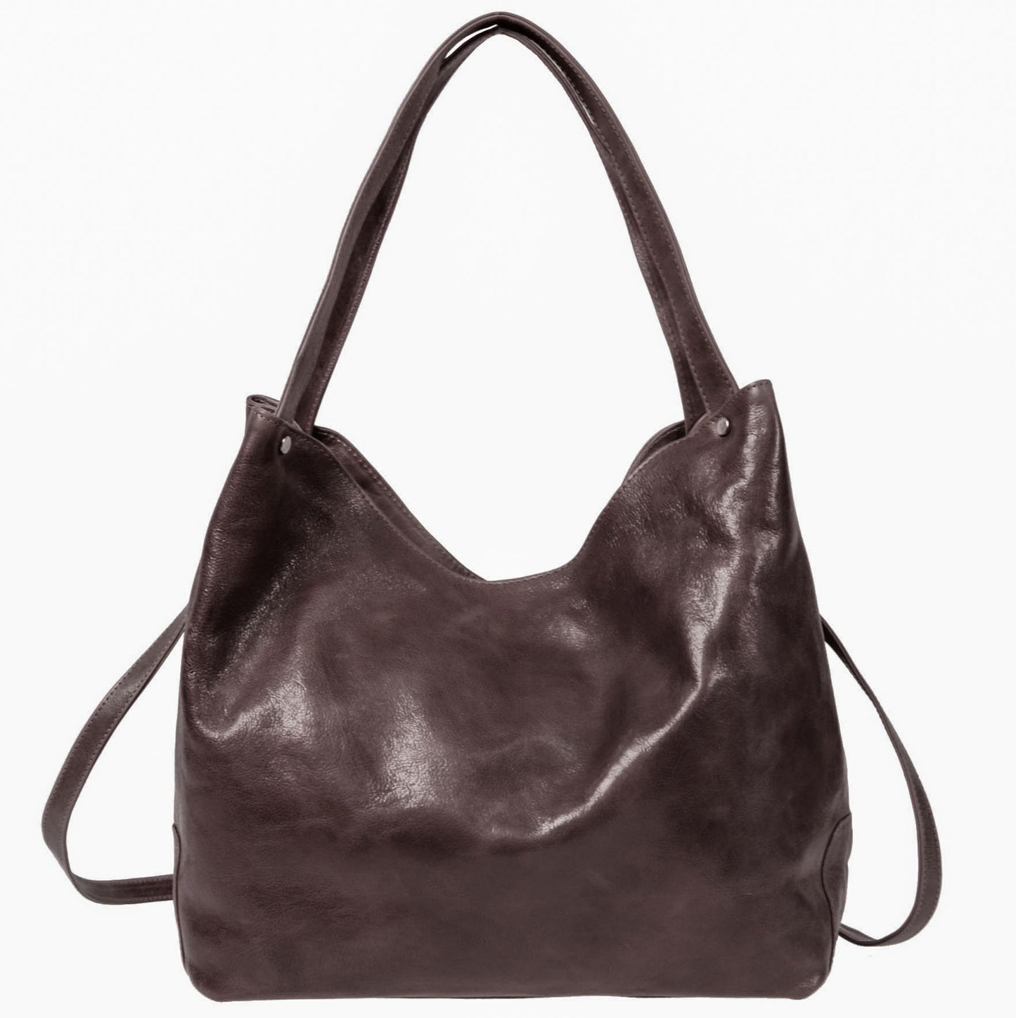 Italian Whipstitch Double Handle Hobo
