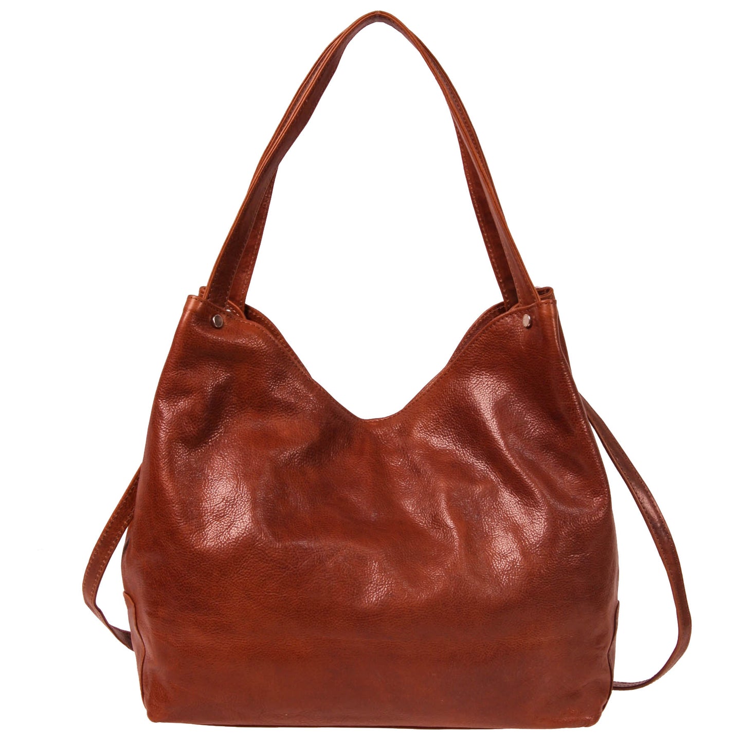 Italian Whipstitch Double Handle Hobo