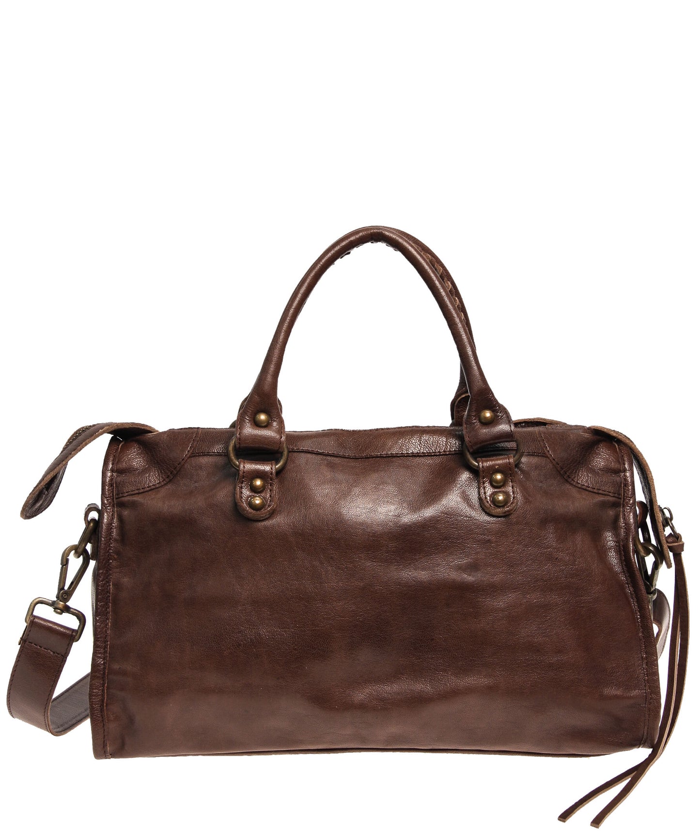 Tano Equestrian Satchel w Whipstitch Handle (2531165077588)